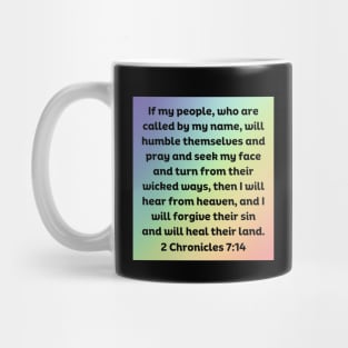 Bible Verse 2 Chronicles 7:14 Mug